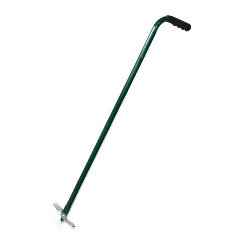 Unbranded Green Culture 33 in. Steel Compost Turning Tool - 8016