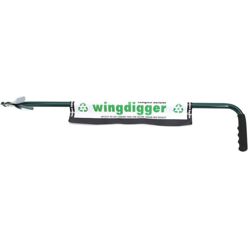 Unbranded Green Culture 33 in. Steel Compost Turning Tool - 8016