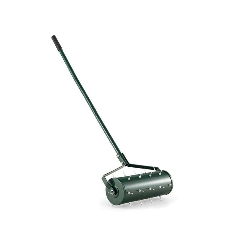ITOPFOX Black Garden Manual Lawn Aerator with Detachable Handle in 18 in. - HSSA01-2OT071