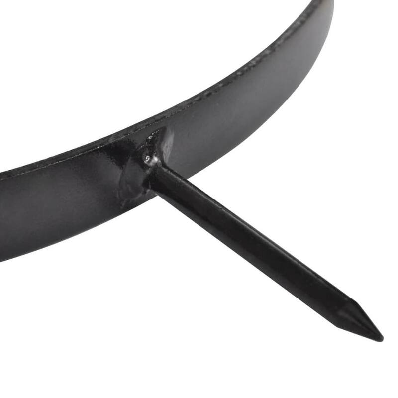 ITOPFOX 5 - Clamp Lawn Aerator with Spikes in Black Iron - H2SA05-2OT029