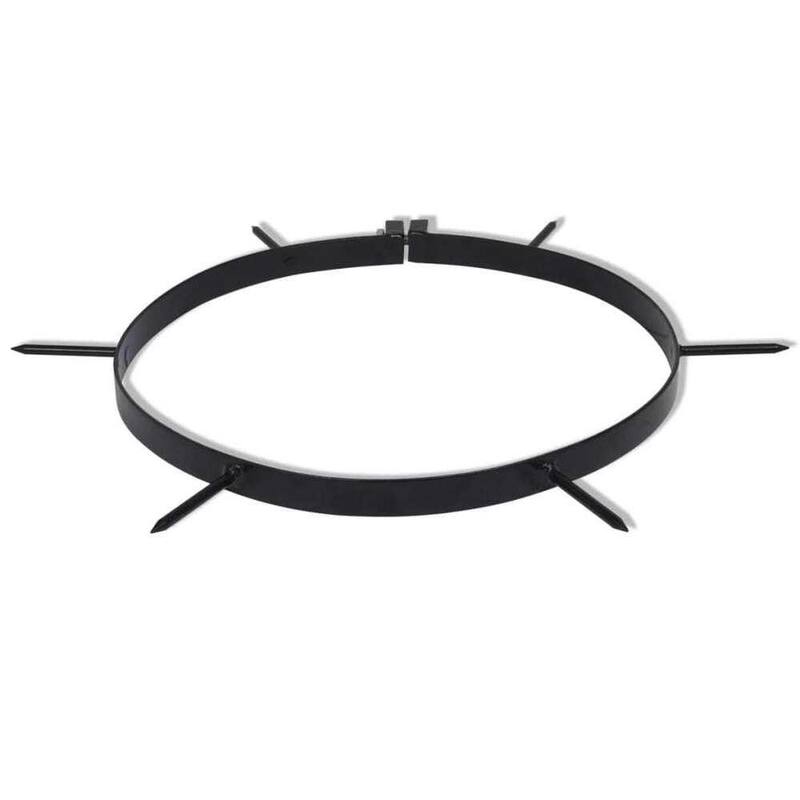 ITOPFOX 5 - Clamp Lawn Aerator with Spikes in Black Iron - H2SA05-2OT029