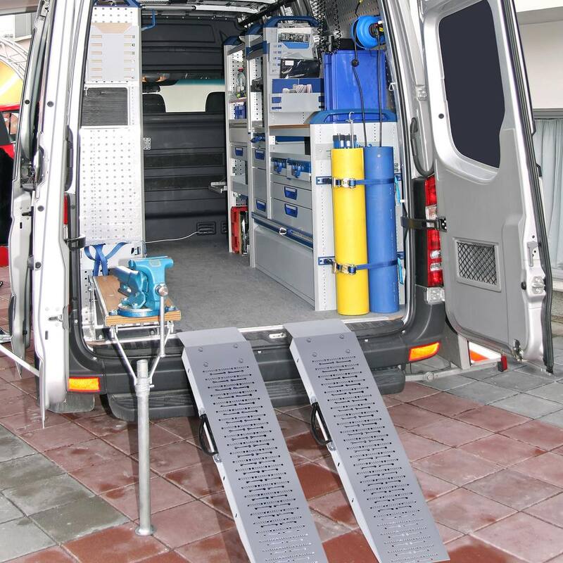 Stalwart Steel Loading Ramps for ATVs, Motorcycles, Mowers and Carts - HW6000032