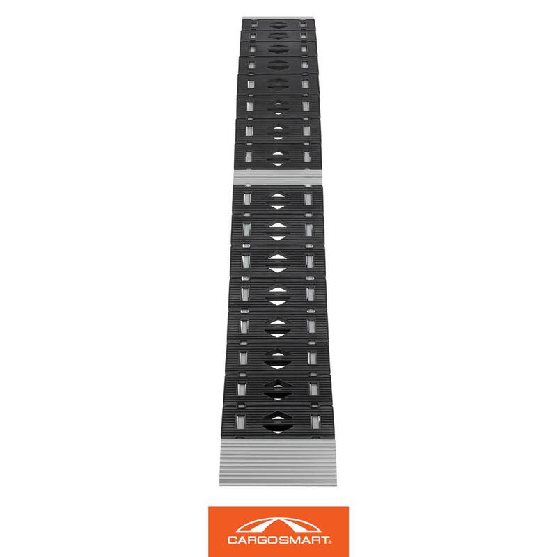 CargoSmart 12 in. W x 90 in. L 750 lb. Capacity Hybrid S-Curve Centerfold Truck Loading Ramp (Includes 1 Ramp) - 3086