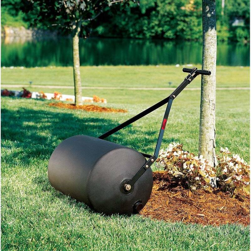 Brinly-Hardy 18 in. x 24 in. 270 lb. Combination Push/Tow Poly Lawn Roller for Lawn Tractors and Zero-Turn Mowers - PRC-24BH