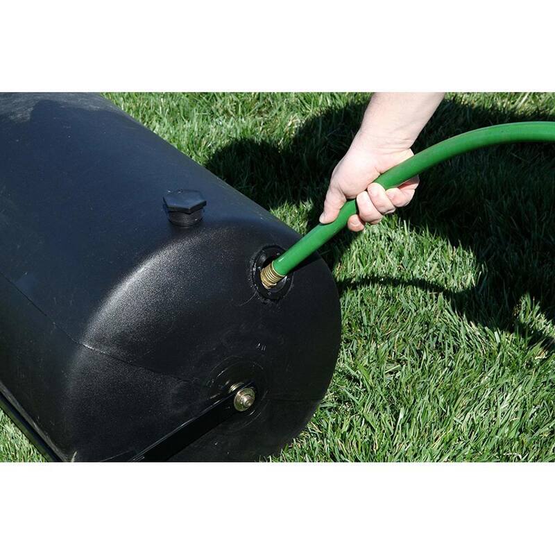 Brinly-Hardy 18 in. x 24 in. 270 lb. Combination Push/Tow Poly Lawn Roller for Lawn Tractors and Zero-Turn Mowers - PRC-24BH