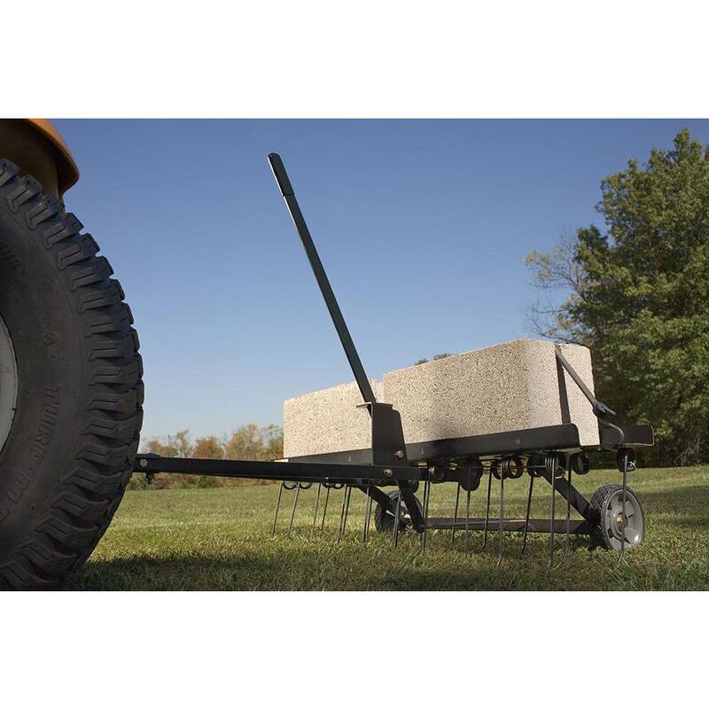Brinly-Hardy 40 in. Tow-Behind Dethatcher for Lawn Tractors and Zero-Turn Mowers - DT-40BH