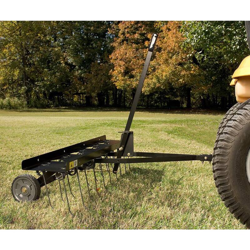 Brinly-Hardy 40 in. Tow-Behind Dethatcher for Lawn Tractors and Zero-Turn Mowers - DT-40BH
