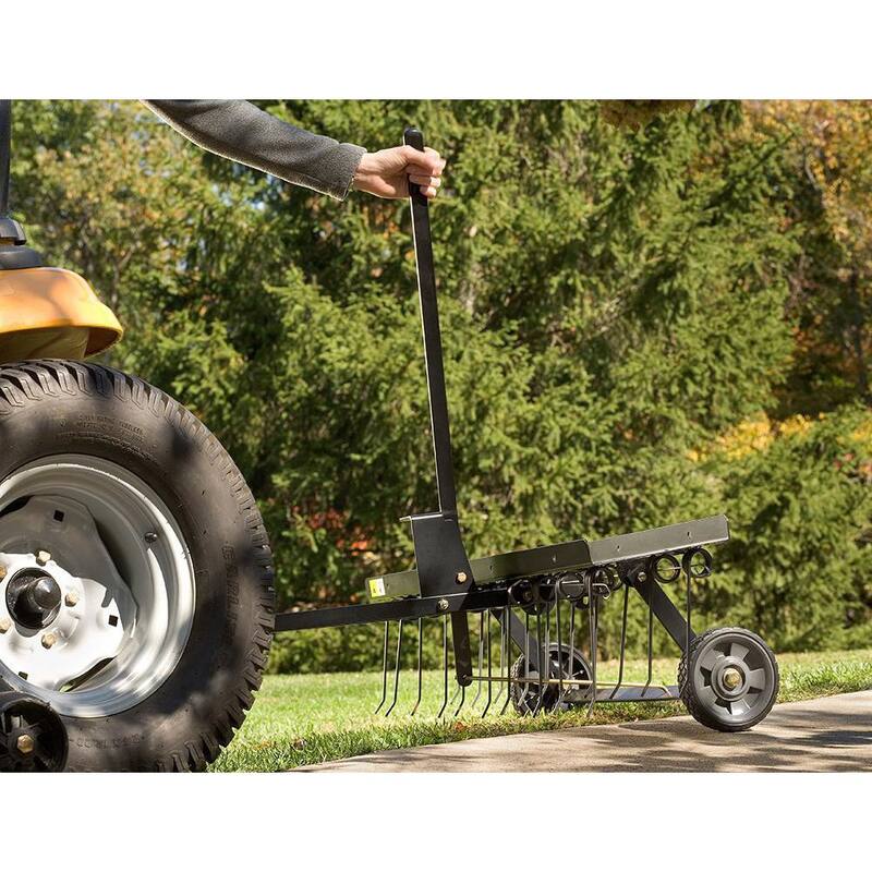 Brinly-Hardy 40 in. Tow-Behind Dethatcher for Lawn Tractors and Zero-Turn Mowers - DT-40BH