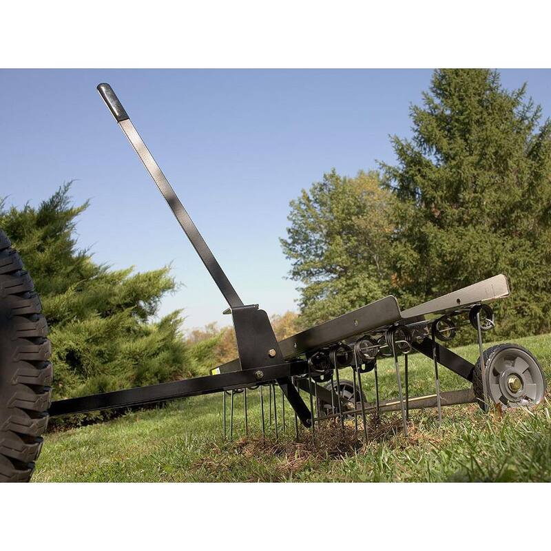 Brinly-Hardy 40 in. Tow-Behind Dethatcher for Lawn Tractors and Zero-Turn Mowers - DT-40BH