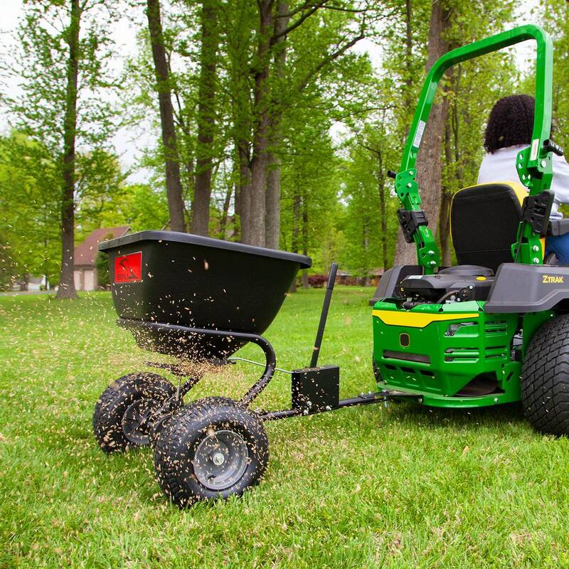 Brinly-Hardy 125 lb. Tow-Behind Broadcast Spreader for Lawn Tractors and Zero-Turn Mowers - BS26BH