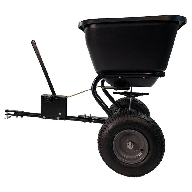 Brinly-Hardy 125 lb. Tow-Behind Broadcast Spreader for Lawn Tractors and Zero-Turn Mowers - BS26BH