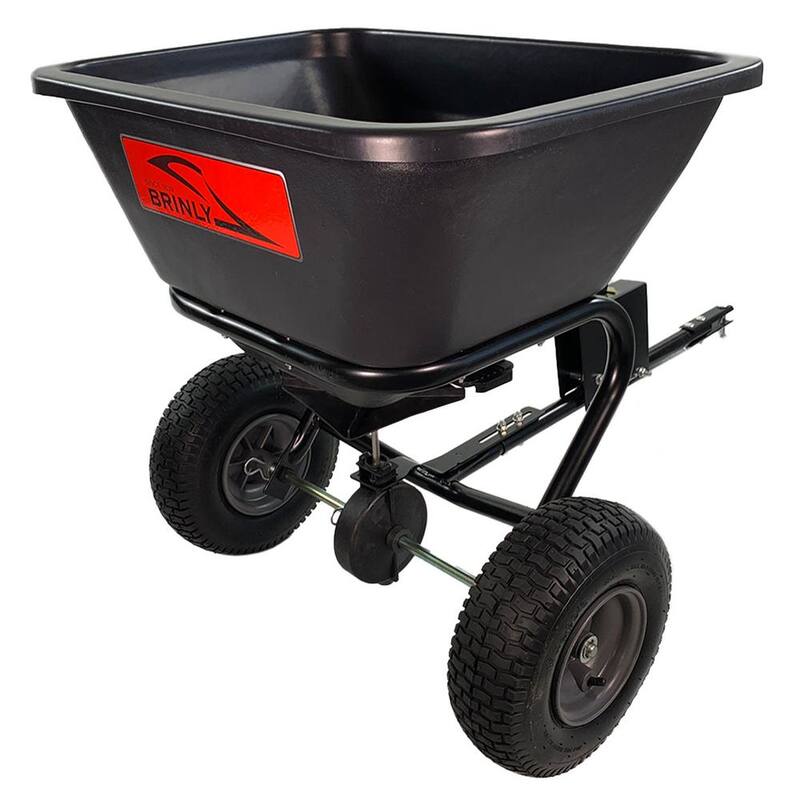 Brinly-Hardy 125 lb. Tow-Behind Broadcast Spreader for Lawn Tractors and Zero-Turn Mowers - BS26BH