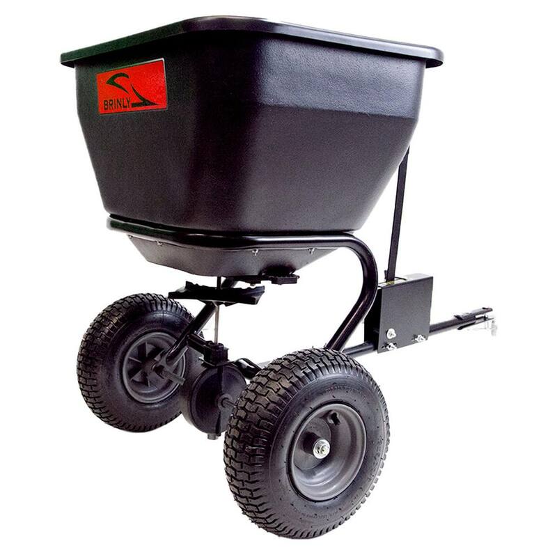 Brinly-Hardy 175 lb. 3.5 cu. ft. Tow-Behind Broadcast Spreader for Lawn Tractors and Zero-Turn Mowers - BS36BH