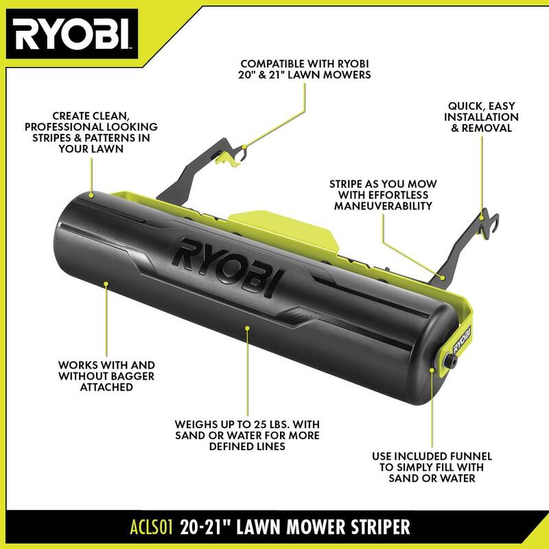 RYOBI Lawn Striper Kit for 20 in. - 21 in. Mowers - ACLS01