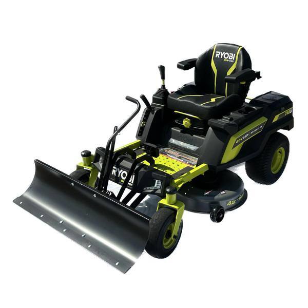 Brinly-Hardy Front Mount Snow Plow for RYOBI Electric Zero-Turn Mowers - FB-42RYZT