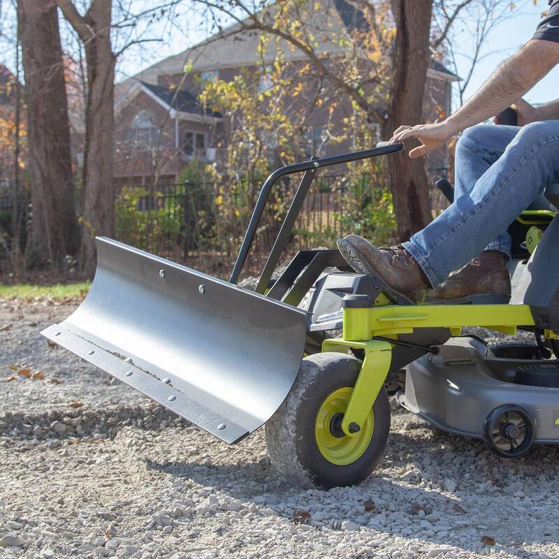 Brinly-Hardy Front Mount Snow Plow for RYOBI Electric Zero-Turn Mowers - FB-42RYZT