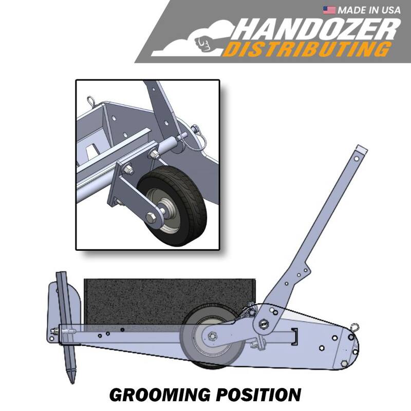 Handozer 42 in. Dirt and Gravel Drag for Lawn Mower - D3.5-MG