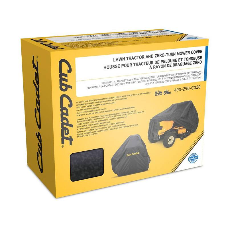 Cub Cadet All-Season Protection Cover for Most Lawn Tractors and Zero Turn Lawn Mowers - 490-290-C020