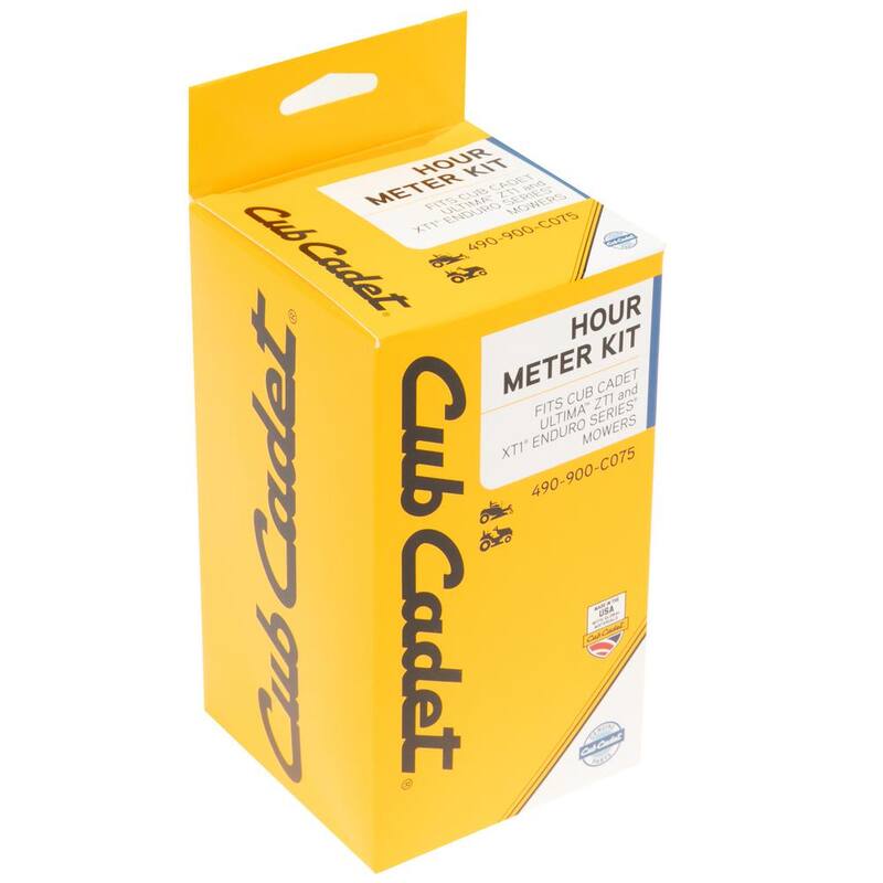 Cub Cadet Original Equipment Hour Meter Add-On Kit for Ultima Series Zero Turn Lawn Mowers (2019 and After) - 490-900-C075