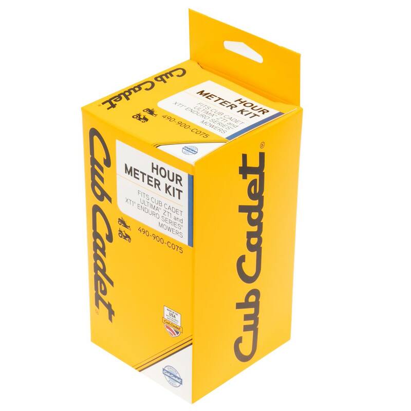 Cub Cadet Original Equipment Hour Meter Add-On Kit for Ultima Series Zero Turn Lawn Mowers (2019 and After) - 490-900-C075