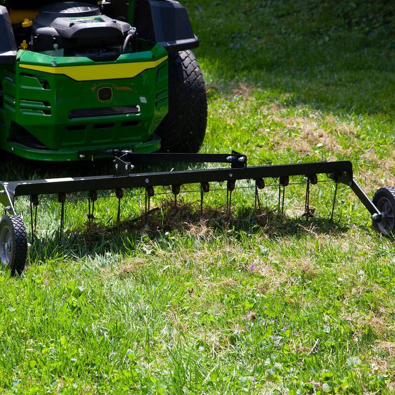 Brinly-Hardy 48 in. Tow-Behind Dethatcher for Lawn Tractors and Zero-Turn Mowers - DT-48BH