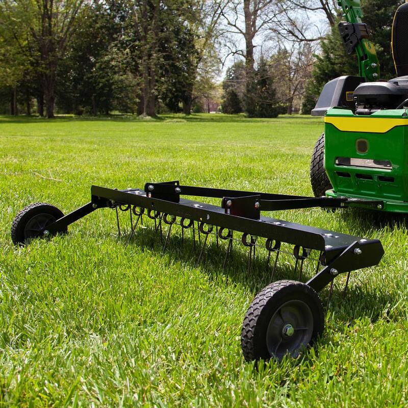 Brinly-Hardy 48 in. Tow-Behind Dethatcher for Lawn Tractors and Zero-Turn Mowers - DT-48BH