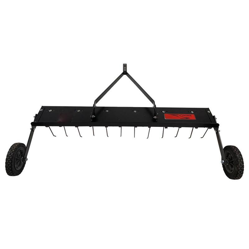 Brinly-Hardy 48 in. Tow-Behind Dethatcher for Lawn Tractors and Zero-Turn Mowers - DT-48BH