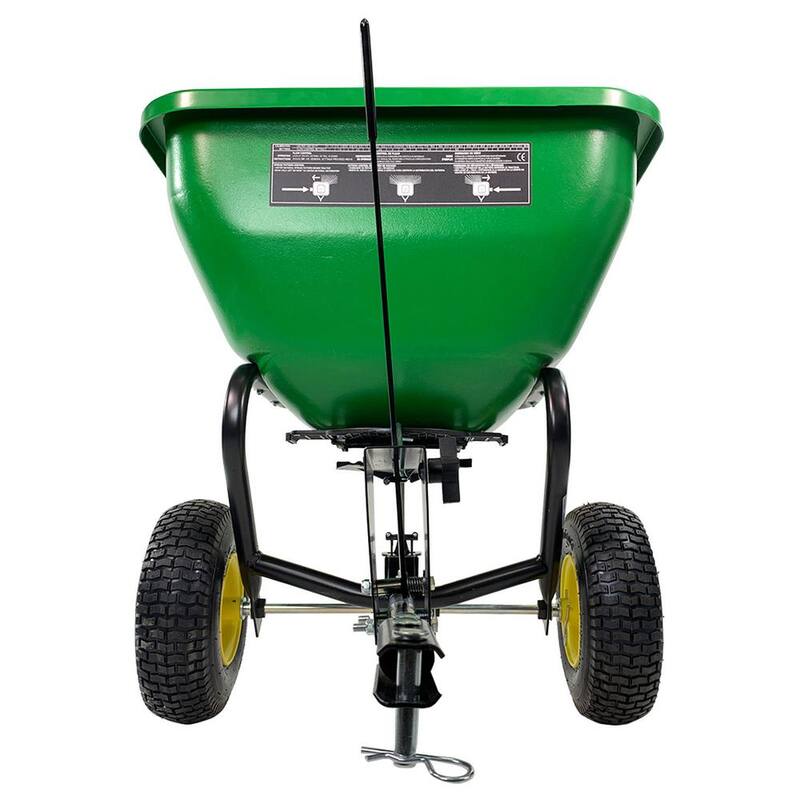 John Deere 175 lb. 3.5 cu. ft. Tow-Behind Broadcast Spreader - LPBS36JD