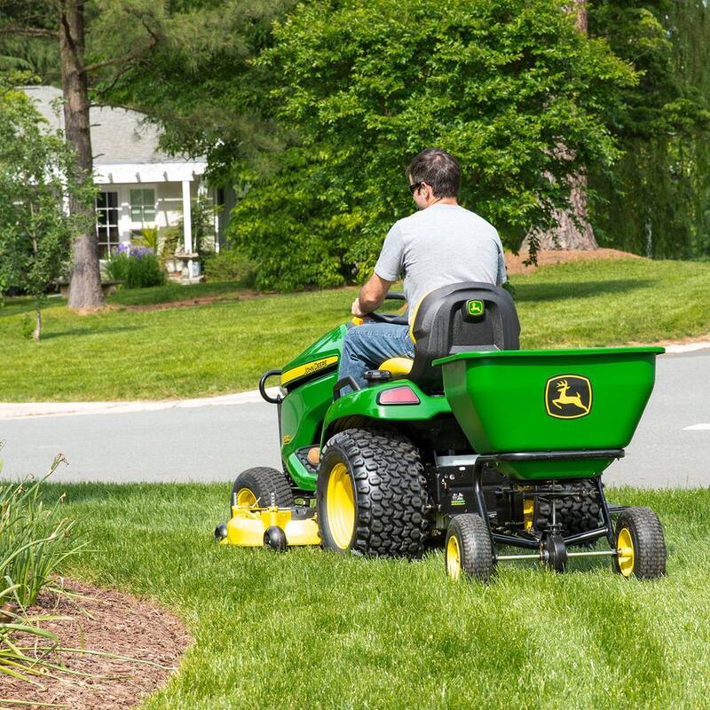 John Deere 175 lb. 3.5 cu. ft. Tow-Behind Broadcast Spreader - LPBS36JD