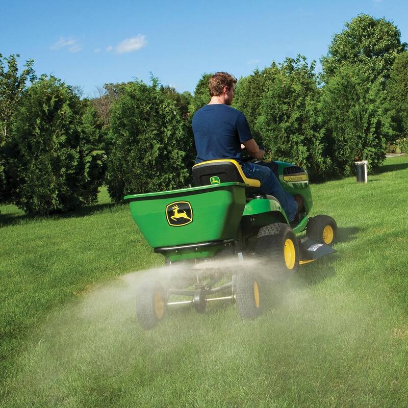 John Deere 175 lb. 3.5 cu. ft. Tow-Behind Broadcast Spreader - LPBS36JD