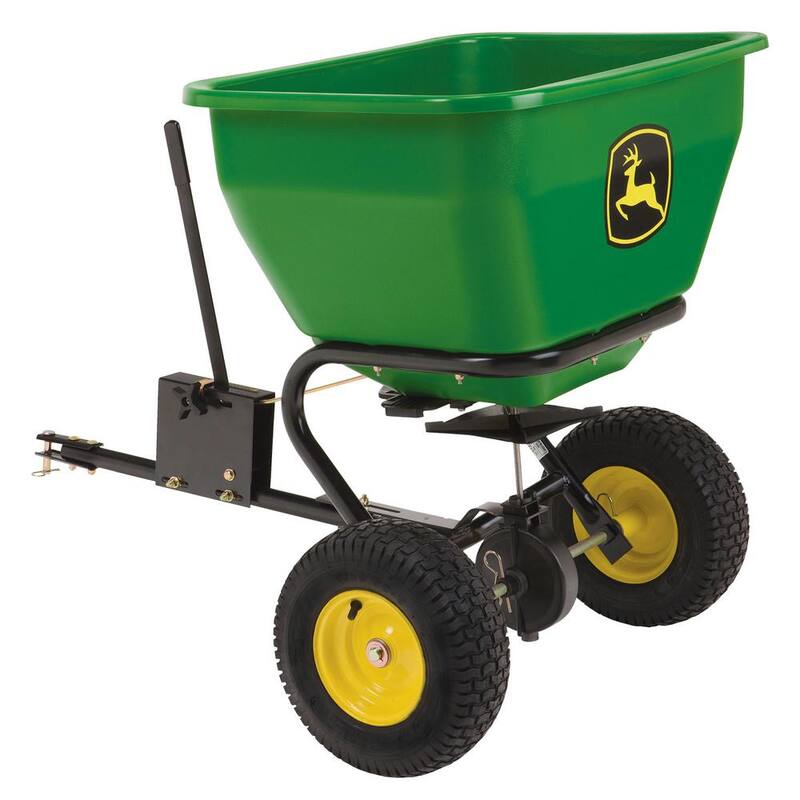 John Deere 175 lb. 3.5 cu. ft. Tow-Behind Broadcast Spreader - LPBS36JD