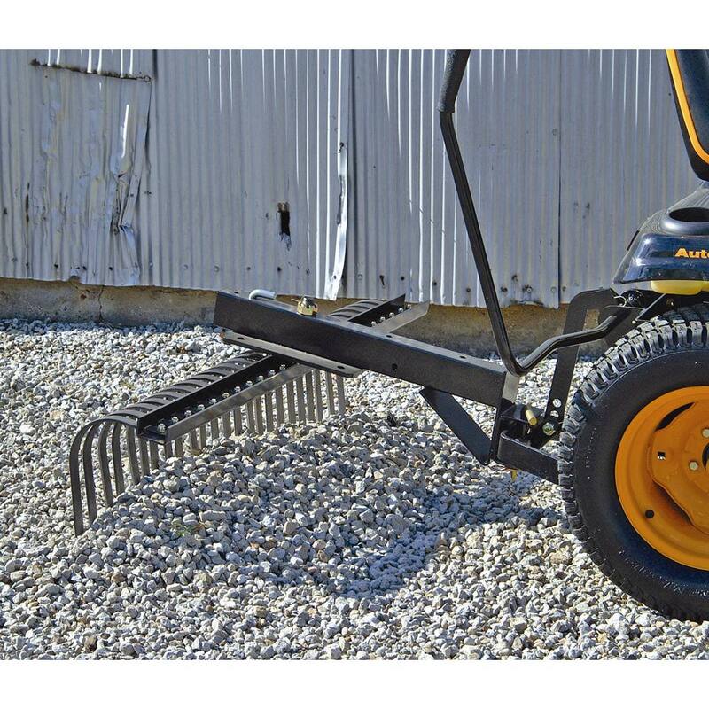 Agri-Fab 48 in. Sleeve Hitch Rock Rake - 45-0366