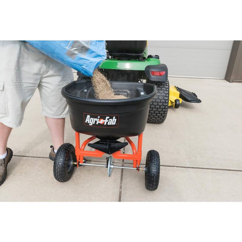 Agri-Fab 110 lb. Tow Broadcast Spreader - 45-0527