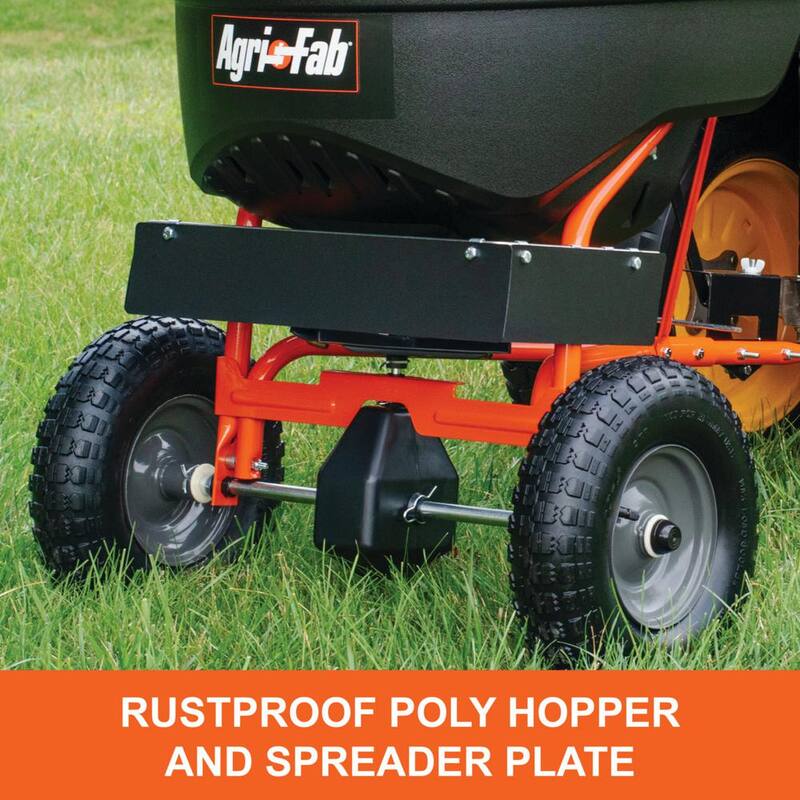 Agri-Fab 110 lb. Tow Broadcast Spreader - 45-0527