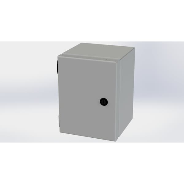 Saginaw Control & Engineering Carbon Steel Electrical Enclosures, 8 in H, 6 in D, 6 in W, NEMA 3R, 4, 12, 13, Hinged - SCE-8066ELJ