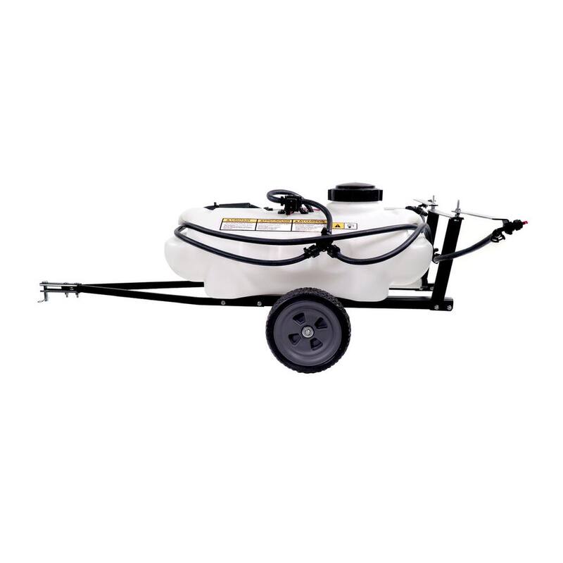 Brinly-Hardy 15 Gal. Tow Behind Lawn Sprayer with Self-Storing Design - ST-152BH