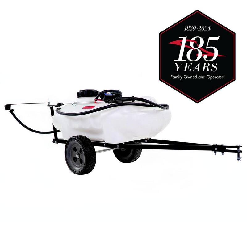 Brinly-Hardy 15 Gal. Tow Behind Lawn Sprayer with Self-Storing Design - ST-152BH