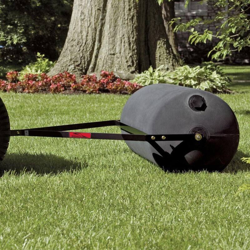 Brinly-Hardy 18 in. x 36 in. 390 lb. Tow-Behind Poly Lawn Roller for Lawn Tractors and Zero-Turn Mowers - PRT-36SBH