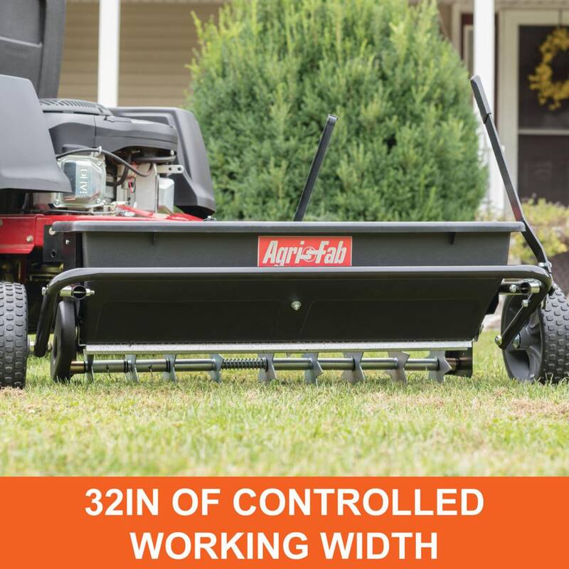 Agri-Fab 100 lbs. 32 in. Spiker Seeder Drop Spreader - 45-0543