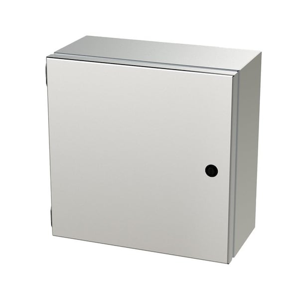 Saginaw Control & Engineering 316 Stainless Steel Electrical Enclosures, 12 in H, 6 in D, 12 in W, NEMA 3R, 4, 4X, 12, 13, Hinged - SCE-1212ELJSS6