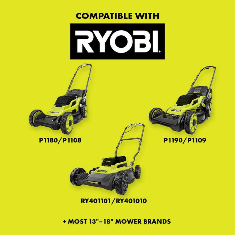 RYOBI Weatherproof, UV Resistant Cover for 13 in. and 18 in. Walk Behind Lawn Mowers - ACMC01