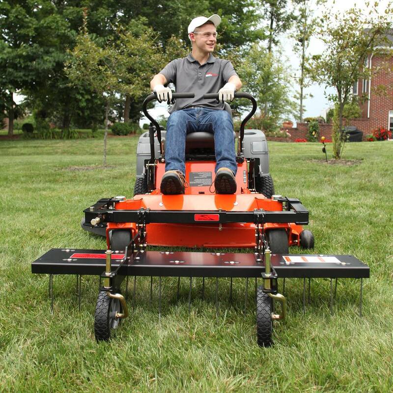 Brinly-Hardy 48 in. ZTR Front Mount Dethatcher for Zero Turn Mowers - DTZ-481BH