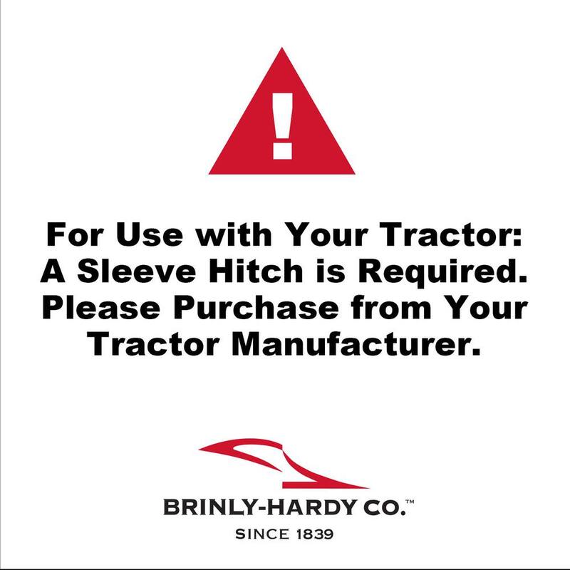 Brinly-Hardy 42 in. Sleeve Hitch Tow-Behind Box Scraper - BS-42BH