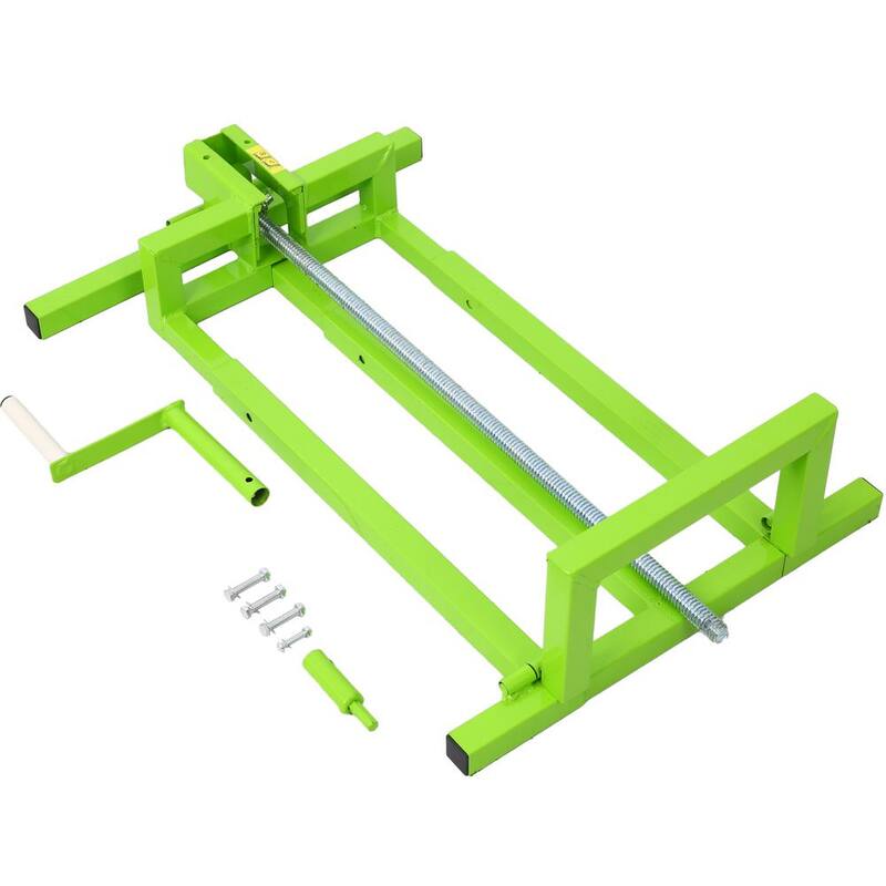 Tatayosi 800 lbs. Capacity Green Lawn Mower Lift for Riding Tractors, 45° Tilt Adjustable Lawn Tractor Lifter - P-DJ-66977