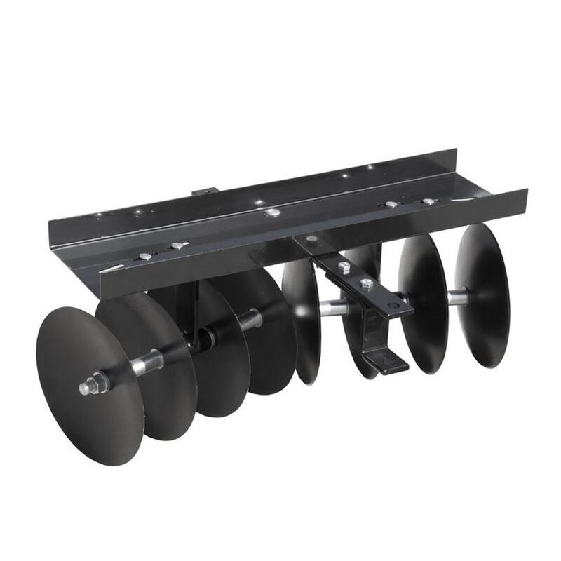 Field Tuff 39 in. Tow Behind Garden Soil Cultivator Sleeve Hitch Disc Harrow, 14 in. Assembled Width - FTF-811DHSH