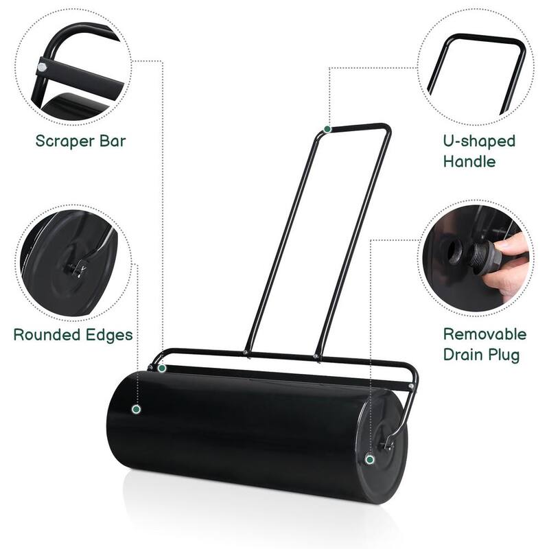 Karl home 24 in. Iron Lawn Roller - 137015056613