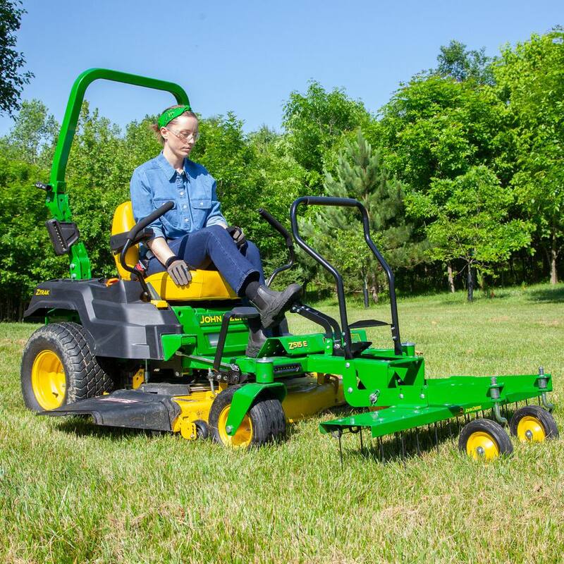 John Deere 48 in. Front-Mount Z-THATCHER Dethatcher for John Deere Z500 Series Zero-Turn Mowers - LP83252