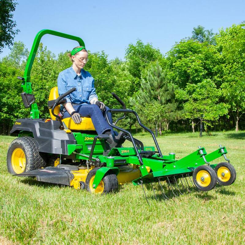 John Deere 48 in. Front-Mount Z-THATCHER Dethatcher for John Deere Z500 Series Zero-Turn Mowers - LP83252