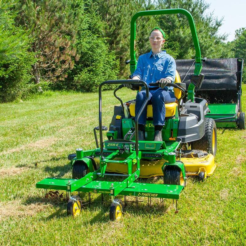 John Deere 48 in. Front-Mount Z-THATCHER Dethatcher for John Deere Z500 Series Zero-Turn Mowers - LP83252