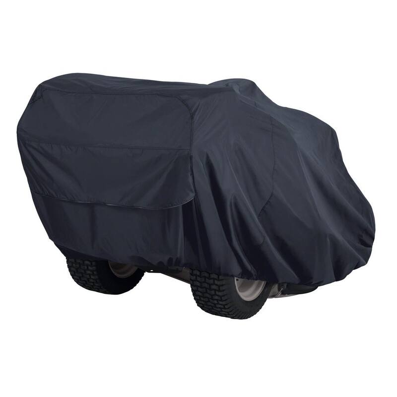 Classic Accessories X-Large Lawn Tractor with Installed Bagger Storage Cover - 52-221-050401-RT
